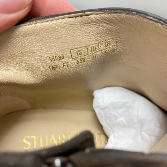 Stuart Weitzman Stuart 75 Zip Suede Bootie Brown Sz 6.5 - Picture 6 of 13